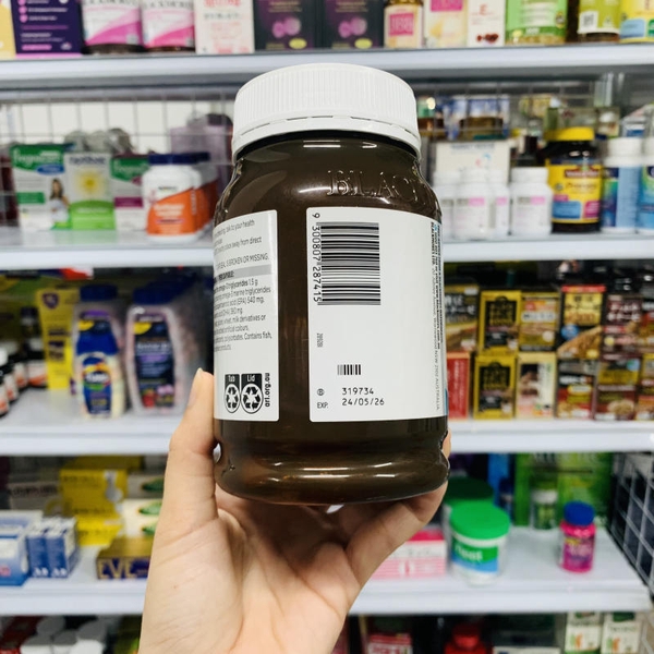 VIÊN UỐNG OMEGA TRIPLE BLACKMORES HÀM LƯỢNG DẦU CÁ GẤP 3 LẦN - 150VIÊN ( ÚC)