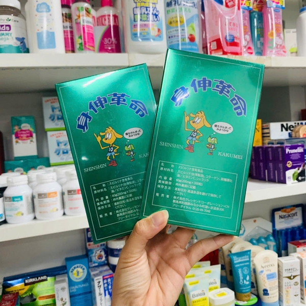 VIÊN UỐNG TẢO BIỂN TĂNG CHIỀU CAO SHINSHIN KAKUMEI 300 VIÊN (11/2026)