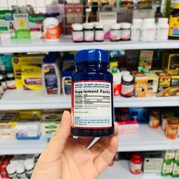 VIÊN UỐNG HỖ TRỢ TIM MẠCH COQ10 100MG PURITAN S PRIDE MỸ 120 VIÊN