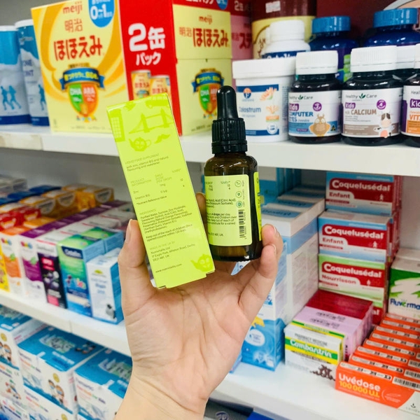 KẼM GIỌT ZINC & VITAMIN B12 FOR INFANTS NUTRIVITALITY 30ML