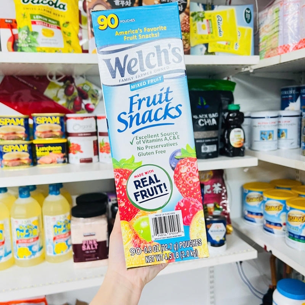 KẸO DẺO TRÁI CÂY WELCH S FRUIT SNACKS 2KG