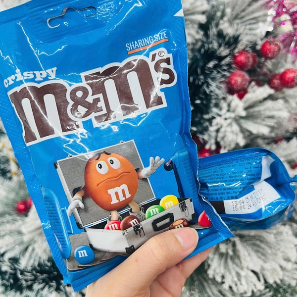 SOCOLA NHÂN GIÒN CRISPY M&M s 187G