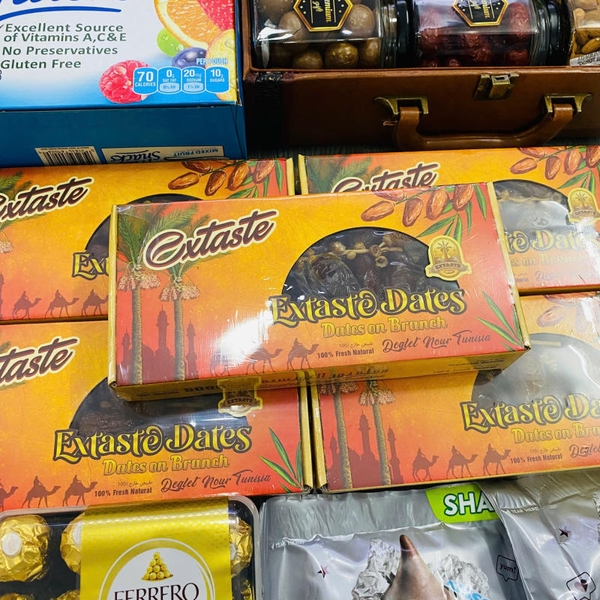 CHÀ LÀ KHÔ NGUYÊN CÀNH EXTASTE DATES DEGLET NOUR TUNISIA - 500G 12/2025