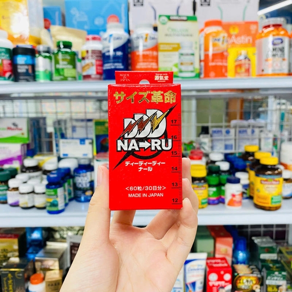 VIÊN UỐNG LÀM TĂNG KÍCH THƯỚC DƯƠNG VẬT NARU GENKIKO 60 VIÊN