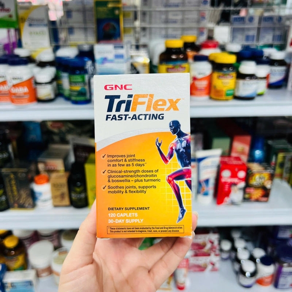 VIÊN UỐNG HỖ TRỢ SỤN KHỚP GNC TRIFLEX FAST-ACTING - 120 VIÊN 30 NGÀY (1/2028)