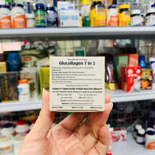 VIÊN UỐNG BỔ KHỚP HB GLUCOLLAGEN 7 IN 1 ( HEALTHY BEAUTY) - 30 VIÊN