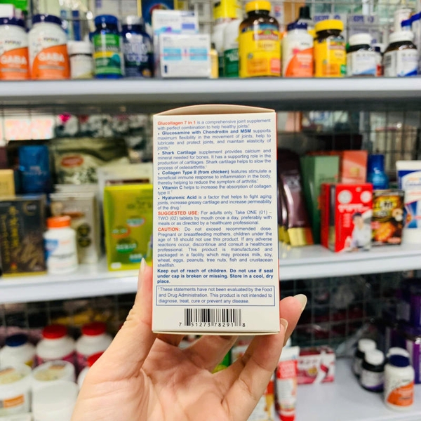 VIÊN UỐNG BỔ KHỚP HB GLUCOLLAGEN 7 IN 1 ( HEALTHY BEAUTY) - 30 VIÊN