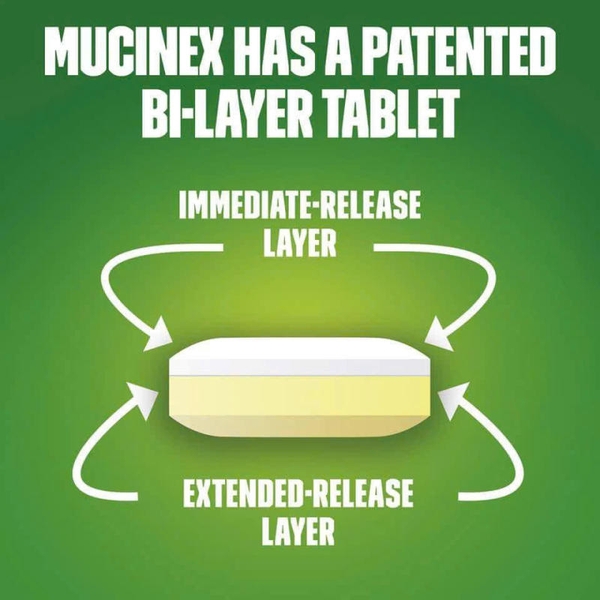 VIÊN UỐNG GIẢM HO LONG ĐỜM MUCINEX DM MAXIMUM STRENGTH - 56 VIÊN