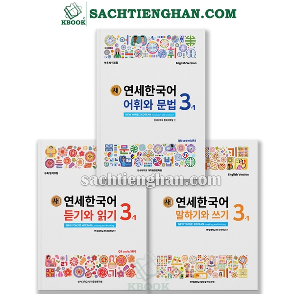 [Bản Màu] Combo Giáo Trình Tiếng Hàn New Yonsei Korean 3-1 - 새 연세한국어 3-1