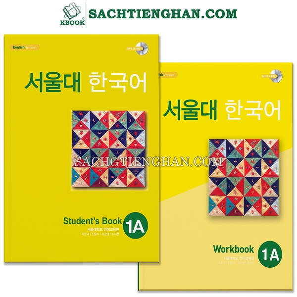 [BẢN MÀU] Combo (SGK+SBT) Giáo Trình Tiếng Hàn Seoul 1A - 서울대 한국어 1A