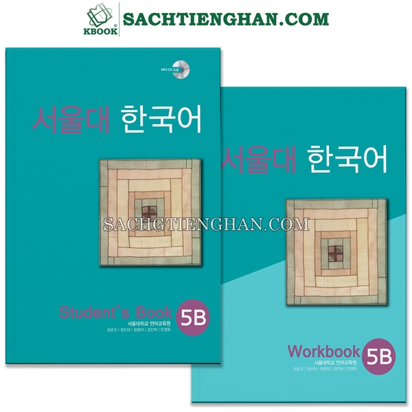 [BẢN MÀU] Combo (SGK+SBT) Giáo Trình tiếng Hàn Seoul 5B - 서울대 한국어 5B