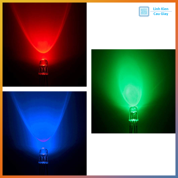 Led 5mm RGB siêu sáng Linh kiện Cầu Giấy