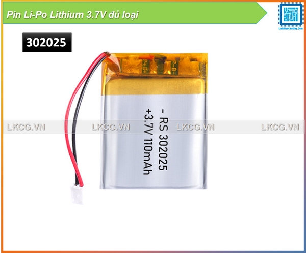Pin Li-Po Lithium 3.7V đủ loại Linh kiện Cầu Giấy
