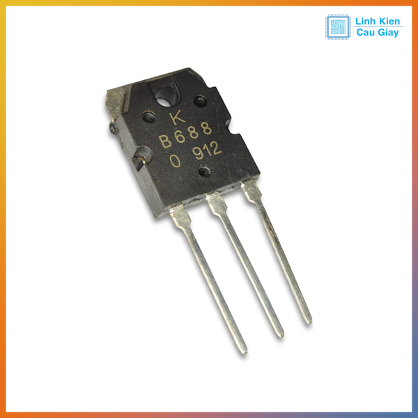 Linh kiện B688 Transistor PNP 8A 120V Linh kiện Cầu Giấy