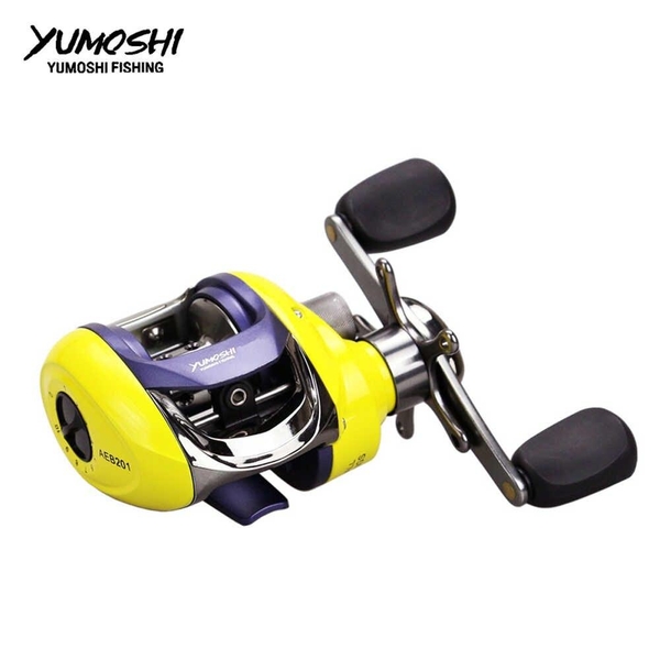Máy ngang TT Yumoshi AEB201 vàng xanh | Đồ câu Cường KL