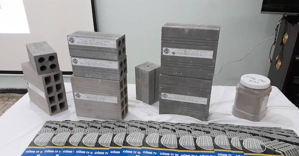 Vật liệu xây dựng từ tro xỉ: vừa bảo vệ môi trường vừa hiệu quả kinh tế