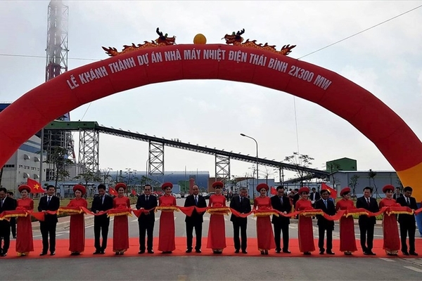 Thủ tướng tham dự khánh thành Nhà máy Nhiệt điện Thái Bình