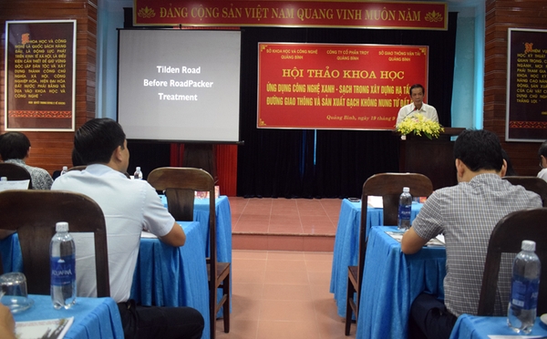 Quảng Bình: Ứng dụng công nghệ xanh - sạch trong xây dựng hạ tầng, đường giao thông và sản xuất gạch không nung từ đất đồi