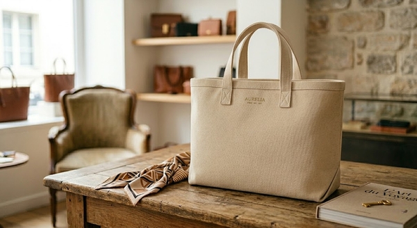 Chất liệu túi vải luxury với vải canvas