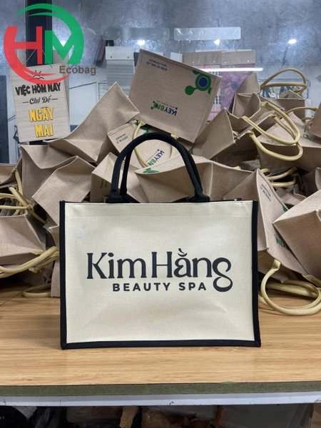 tui-vai-linen-in-logo-kim-hang-beauty-spa