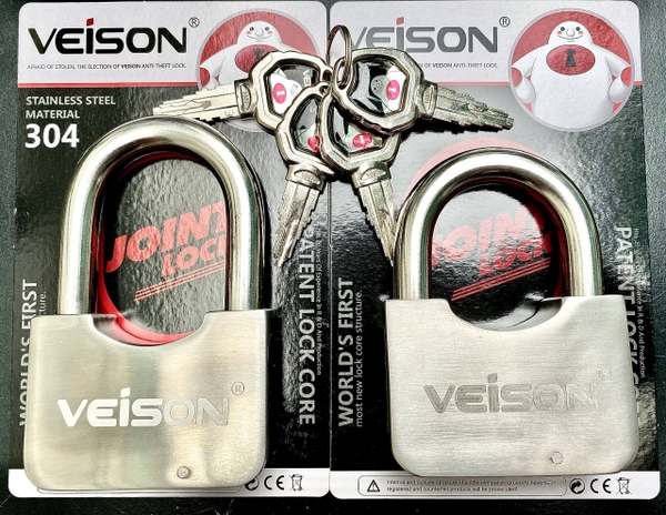 Khóa Veison 70mm inox SUS 304