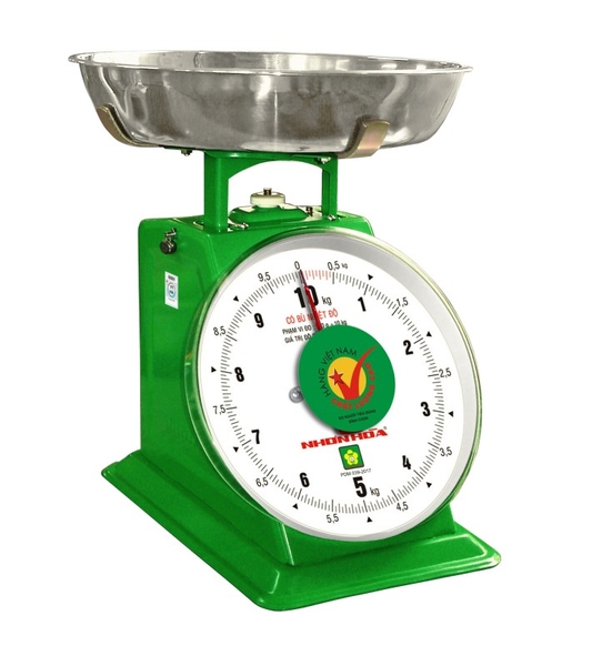 Cân đồng hồ 10 kg mặt số 8 inches