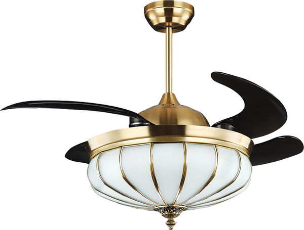 Quạt trần trang trí đẹp và tiết kiệm điện  44WE-DC8003