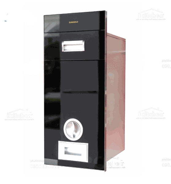 Thùng Gạo 300mm Eurogold Màu Đen - C300B