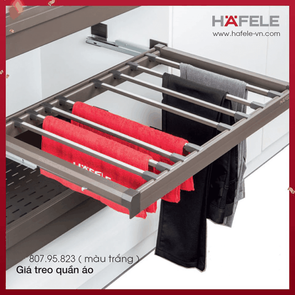 Móc Treo Quần 800mm Hafele - 807.95.823