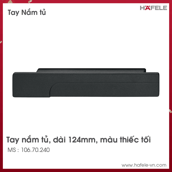 Tay Nắm Tủ 124mm H2195 Hafele - 106.70.240