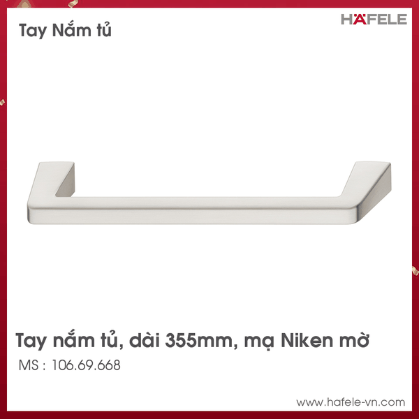 Tay Nắm Tủ 355mm H1375 Hafele - 106.69.668