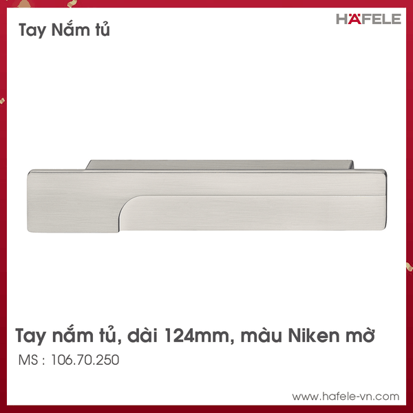 Tay Nắm Tủ 124mm H2195 Hafele - 106.70.250