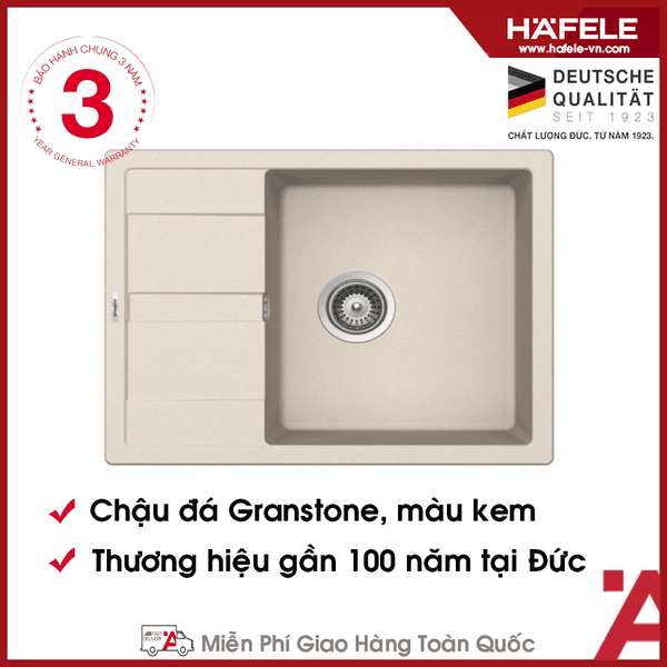 570.35.580 - Chậu Rửa Đá HS19-GEN2R90 Hafele