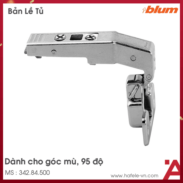 Bản Lề Clip-Top Cho Góc Mù 95º Blum  - 342.84.500
