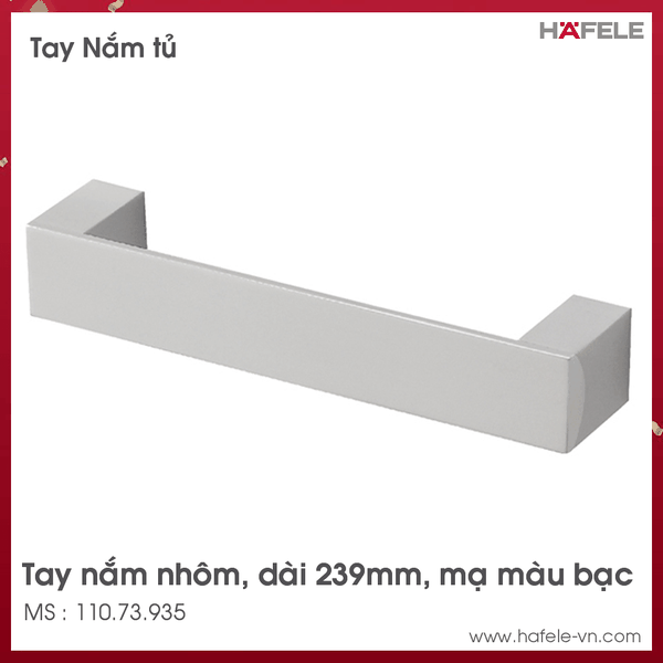 Tay Nắm Nhôm 263mm Hafele - 107.55.935