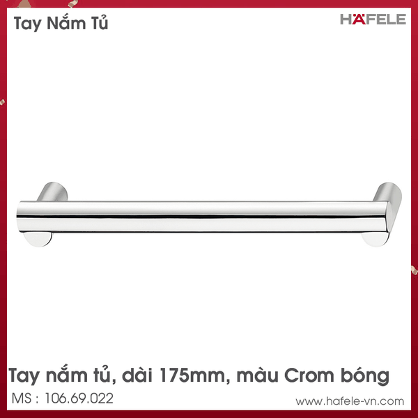 Tay Nắm Tủ 175mm H2120 Hafele - 106.69.022