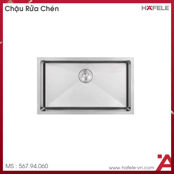 567.94.060 - Chậu Rửa Inox HS21-SSN1S80 Hafele