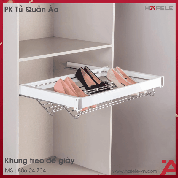 Khung Treo Kệ Giày 600mm Premio Hafele - 806.24.734