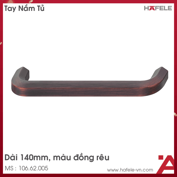 Tay Nắm Tủ 140mm Hafele - 106.62.005