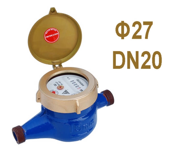 Đồng hồ nước 27mm Không kiểm định (DN-20) Trung Đức