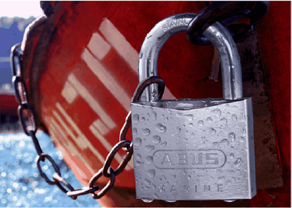 Khóa Marine 75IB/50 Abus (4 chìa) - Đặc biệt có thể ngâm dưới nước