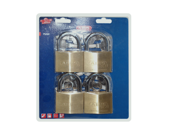 Bộ 4 ổ khóa 75/60 MK4 MASTERKEY ABUS