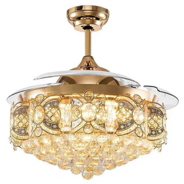 AS191 - Quạt trần cánh xếp  đèn Led AS191