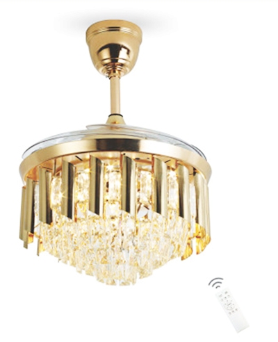 AS192 - Quạt trần cánh xếp  đèn Led AS192