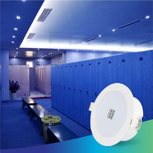 Đèn LED Âm trần Downlight UV 90/7W-Tiêu diệt vi khuẩn - Làm sạch không khí - Chiếu sáng.