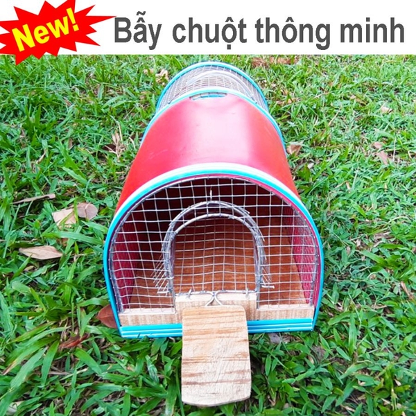 Bẫy chuột thông minh cửa 1 chiều, bẫy 1 lần là cả đàn, có vào không có ra