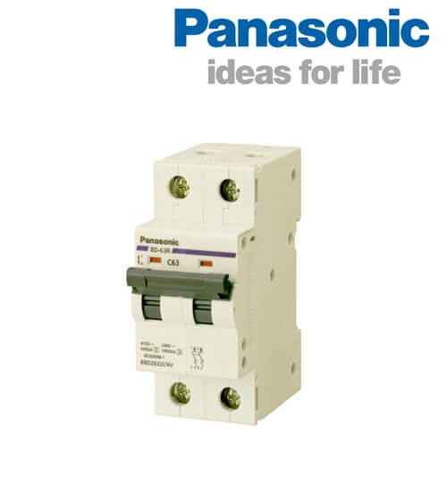 MCB 2P 25A - CB 2 tép 25A Panasonic