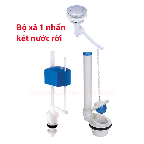 Bộ xả 1 nhấn cho bồn cầu có két nước rời VS010705
