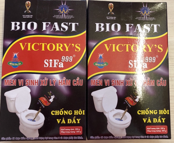 Thùng Bột Men Vi Sinh Xử Lý Hầm Cầu SiFa Bio Fast 300g (24 hộp)