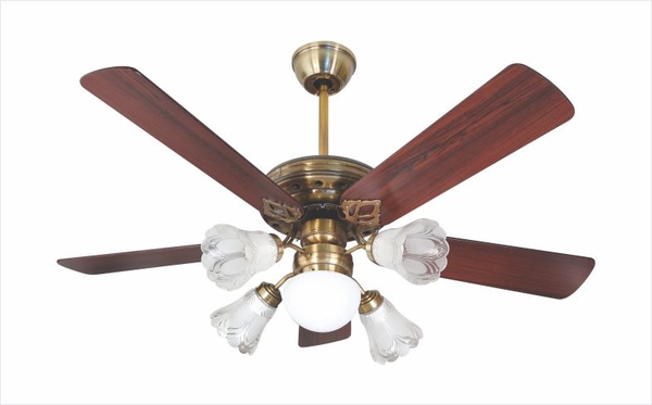BT508N-RM - Quạt trần đèn 5 cánh gỗ cao cấp